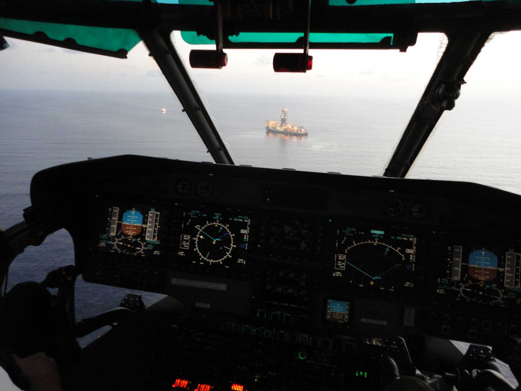 helicopter dashboard